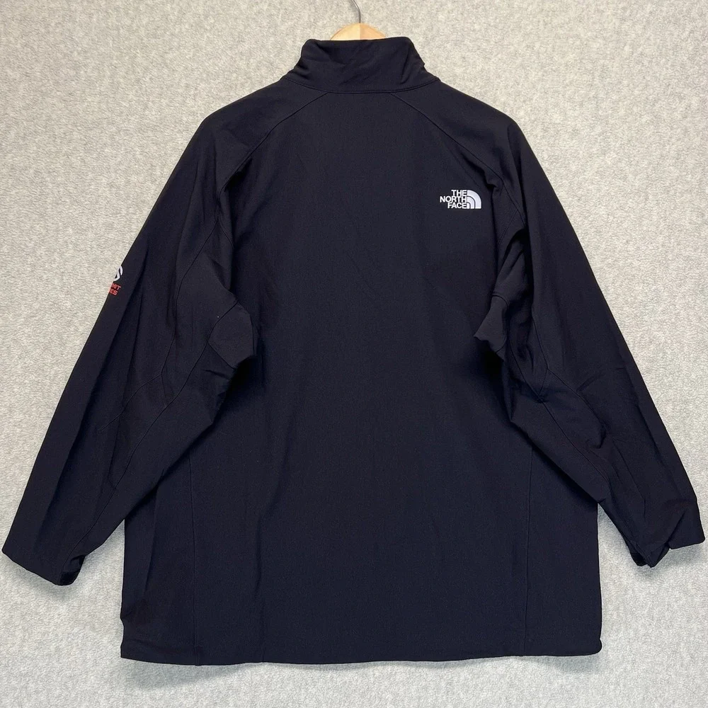 The North‎ Face Summit Series Soft Shell Jacket Men's XXL Black Full Zip Outdoor